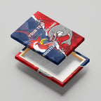 Personalised Dolphins And Roosters Rugby Canvas Wall Art NRL Sporty Style