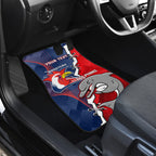 Personalised Dolphins And Roosters Rugby Car Mats NRL Sporty Style