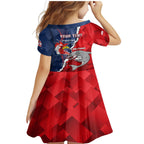 Personalised Dolphins And Roosters Rugby Family Matching Mermaid Dress and Hawaiian Shirt NRL Sporty Style