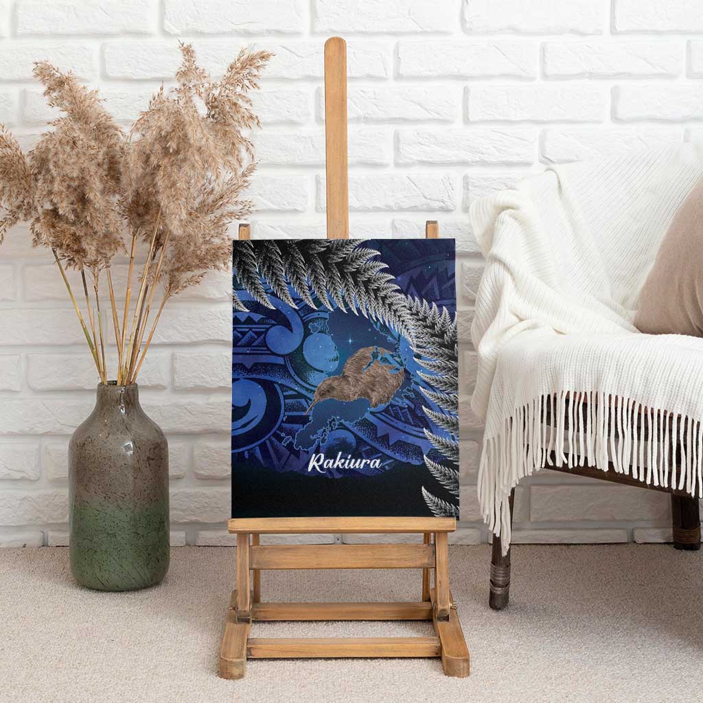 New Zealand Stewart Island Canvas Wall Art Rakiura Kiwi Maori Glowing Sky