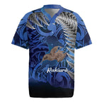 New Zealand Stewart Island Rugby Jersey Rakiura Kiwi Maori Glowing Sky