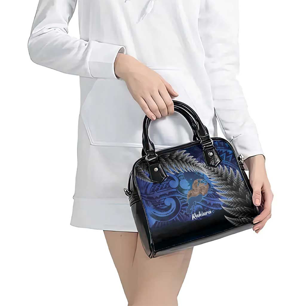 New Zealand Stewart Island Shoulder Handbag Rakiura Kiwi Maori Glowing Sky