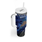 New Zealand Stewart Island Tumbler With Handle Rakiura Kiwi Maori Glowing Sky
