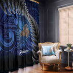 New Zealand Stewart Island Window Curtain Rakiura Kiwi Maori Glowing Sky