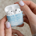 Blue New Zealand Puhoro Maori Tattoo AirPods Case
