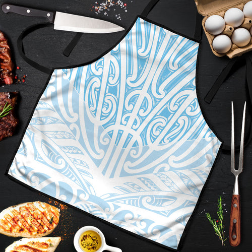 Blue New Zealand Puhoro Maori Tattoo Apron