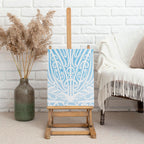 Blue New Zealand Puhoro Maori Tattoo Canvas Wall Art