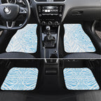 Blue New Zealand Puhoro Maori Tattoo Car Mats