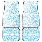 Blue New Zealand Puhoro Maori Tattoo Car Mats
