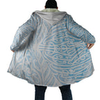 Blue New Zealand Puhoro Maori Tattoo Cloak