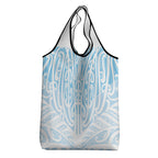 Blue New Zealand Puhoro Maori Tattoo Grocery Bag