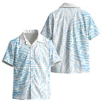 Blue New Zealand Puhoro Maori Tattoo Kid Hawaiian Shirt LT14