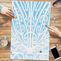 Blue New Zealand Puhoro Maori Tattoo Puzzle