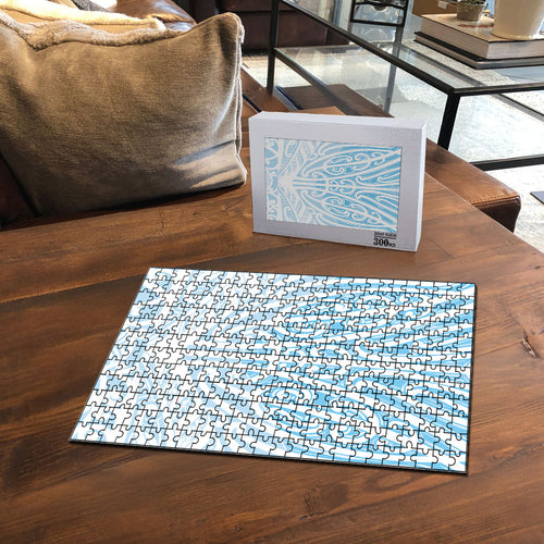 Blue New Zealand Puhoro Maori Tattoo Puzzle