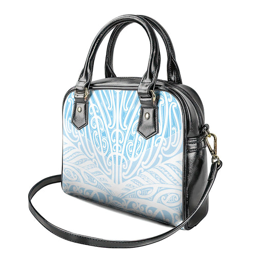Blue New Zealand Puhoro Maori Tattoo Shoulder Handbag