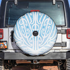 Blue New Zealand Puhoro Maori Tattoo Spare Tire Cover