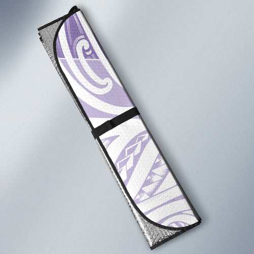 Purple New Zealand Puhoro Maori Tattoo Auto Sun Shade