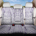 Purple New Zealand Puhoro Maori Tattoo Back Car Seat Cover