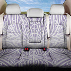 Purple New Zealand Puhoro Maori Tattoo Back Car Seat Cover