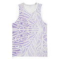 Purple New Zealand Puhoro Maori Tattoo Basketball Jersey