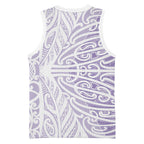Purple New Zealand Puhoro Maori Tattoo Basketball Jersey