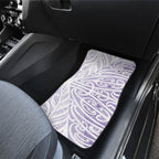 Purple New Zealand Puhoro Maori Tattoo Car Mats