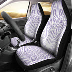Purple New Zealand Puhoro Maori Tattoo Car Seat Cover