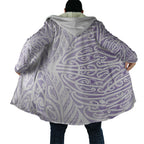 Purple New Zealand Puhoro Maori Tattoo Cloak