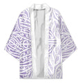 Purple New Zealand Puhoro Maori Tattoo Kimono