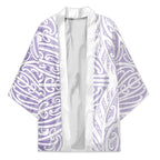 Purple New Zealand Puhoro Maori Tattoo Kimono