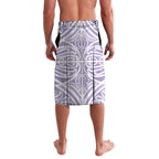 Purple New Zealand Puhoro Maori Tattoo Lavalava