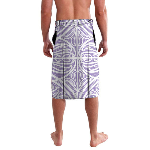 Purple New Zealand Puhoro Maori Tattoo Lavalava