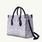 Purple New Zealand Puhoro Maori Tattoo Leather Bag