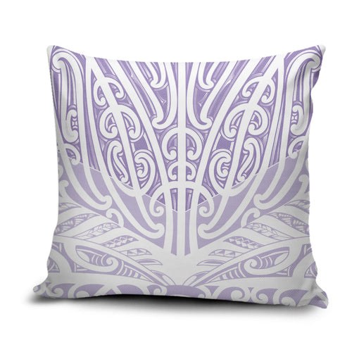 Purple New Zealand Puhoro Maori Tattoo Pillow Cover