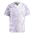 Purple New Zealand Puhoro Maori Tattoo Rugby Jersey