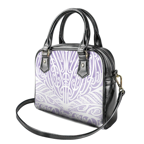 Purple New Zealand Puhoro Maori Tattoo Shoulder Handbag