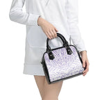 Purple New Zealand Puhoro Maori Tattoo Shoulder Handbag