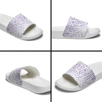 Purple New Zealand Puhoro Maori Tattoo Slide Sandals