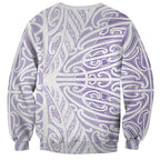 Purple New Zealand Puhoro Maori Tattoo Sweatshirt