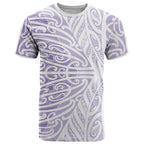 Purple New Zealand Puhoro Maori Tattoo T Shirt