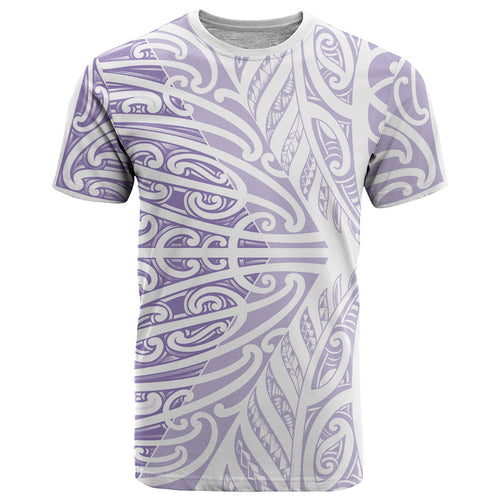 Purple New Zealand Puhoro Maori Tattoo T Shirt