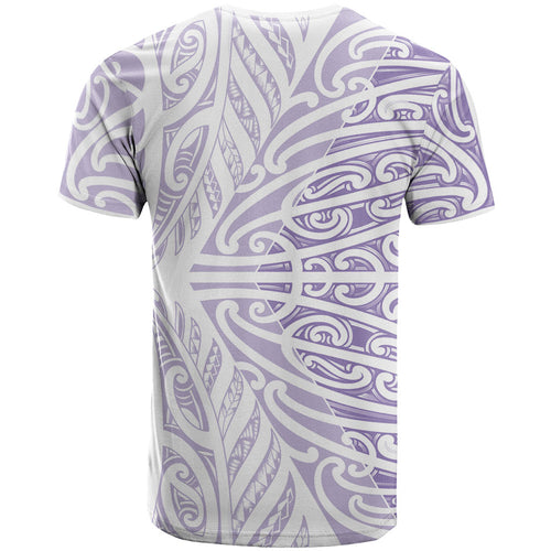 Purple New Zealand Puhoro Maori Tattoo T Shirt