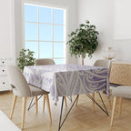 Purple New Zealand Puhoro Maori Tattoo Tablecloth