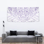 Purple New Zealand Puhoro Maori Tattoo Tapestry