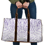 Purple New Zealand Puhoro Maori Tattoo Travel Bag