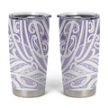 Purple New Zealand Puhoro Maori Tattoo Tumbler Cup