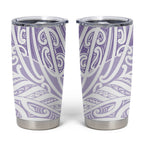 Purple New Zealand Puhoro Maori Tattoo Tumbler Cup
