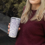 Purple New Zealand Puhoro Maori Tattoo Tumbler Cup