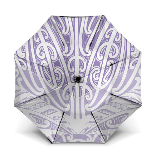 Purple New Zealand Puhoro Maori Tattoo Umbrella