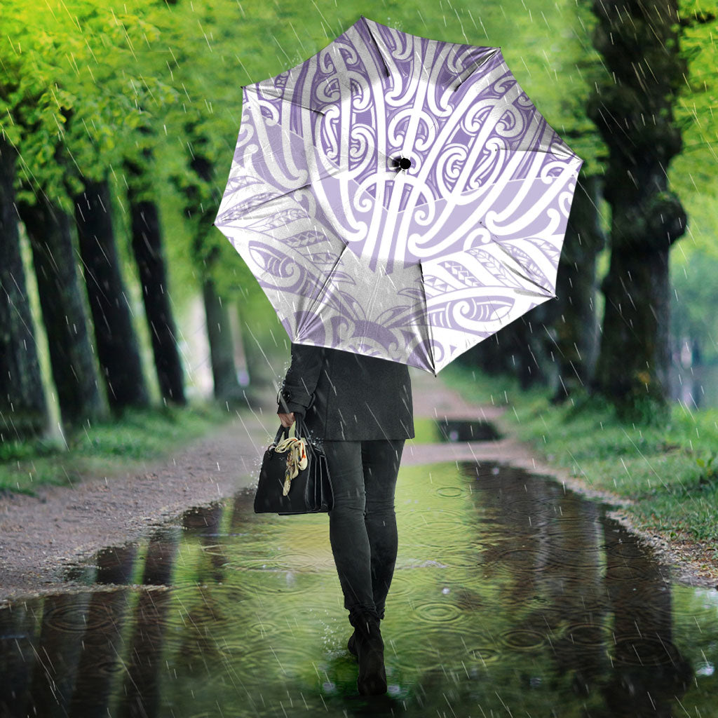 Purple New Zealand Puhoro Maori Tattoo Umbrella